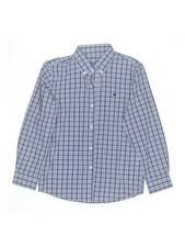 Properly Tied Boys Blue Long Sleeve Button-Down Shirt L Youth