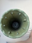8" VTG Fronzwood Plastic Green Flower Vases scalloped rim Melmac RETRO — photo 3