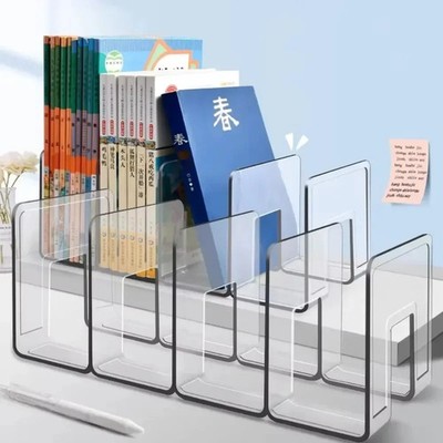 Bücherregal Desktop Organizer Buchstützen Kunststoff Vertikal