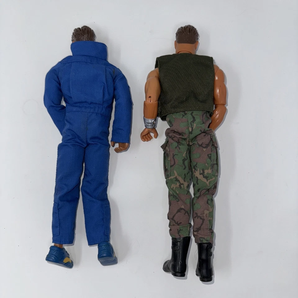 2 件装 Max Steel 12 英寸铰接可动人偶娃娃 1998 年 GI Joe — 第 2/4 张图片