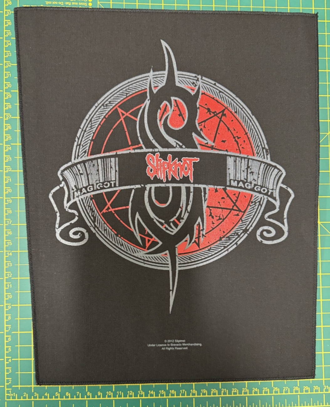 Slipknot Sigil Crest Large Size Printed Sew On Back Patch Officially Licensed
