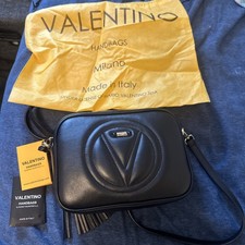 Valentino Handbag Black Leather
