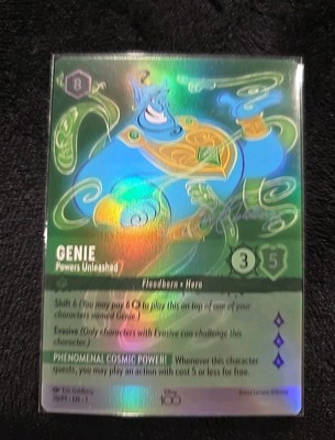 Genie - Powers Unleashed (Alternate Art) 20 Disney100 Promos Holo