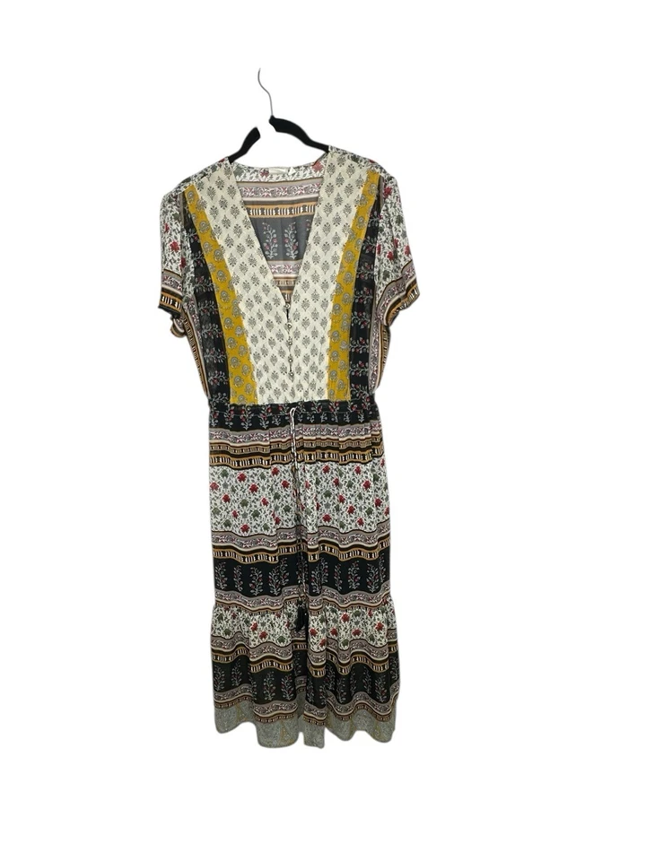 Vestido midi provenzal One September para mujer mediano boho femenino romántico floral Foto 3 de 4