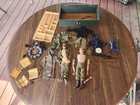 Vintage G.I. Joe Doll and Parts Set