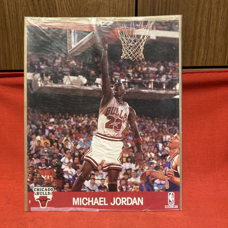 1990-91 NBA Hoops 8x10 Michael Jordan Action Photo VTG #23 Chicago Bulls
