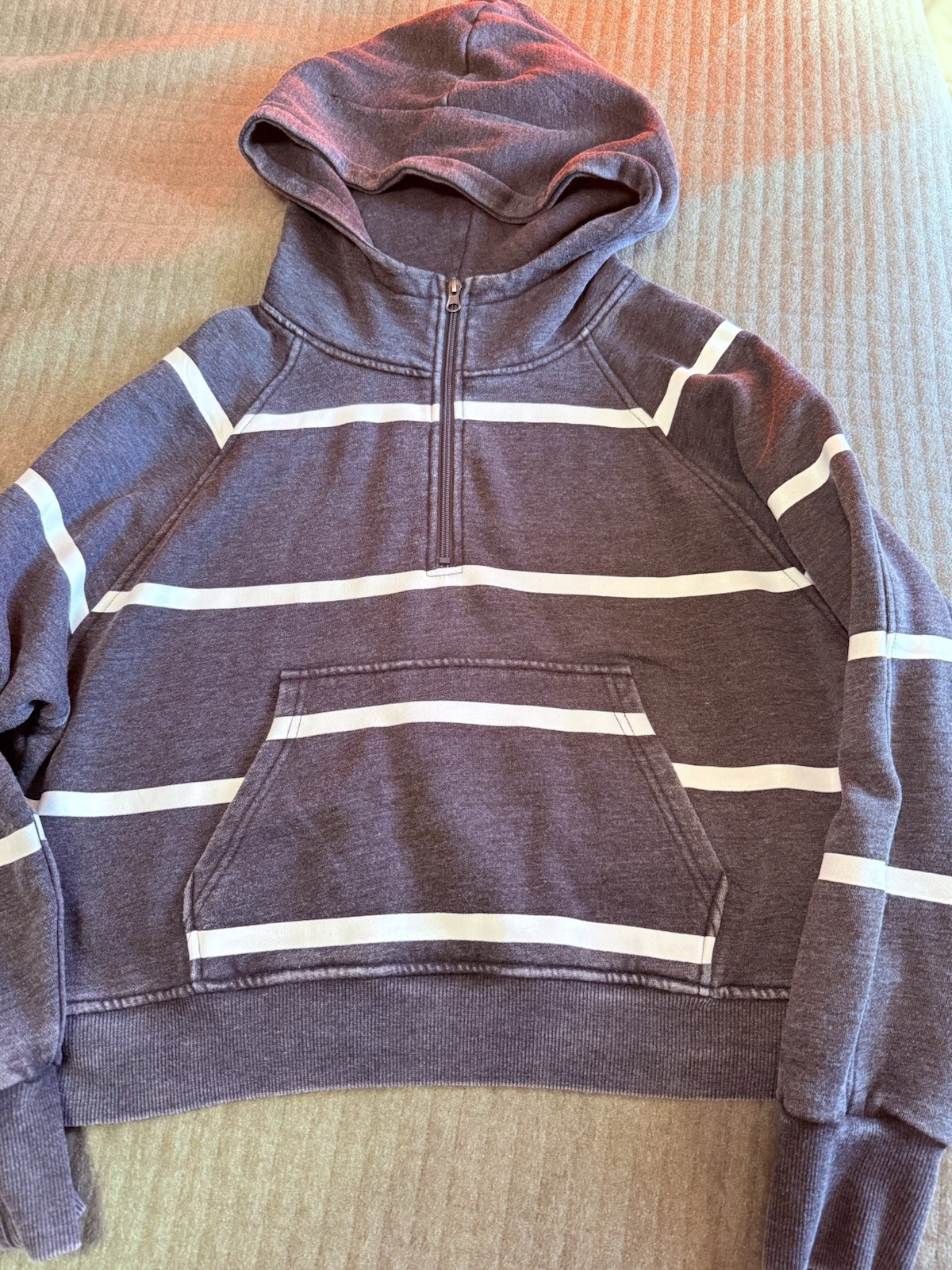 Women’s Blakely Cropped Hoodie Size Small/Medium Gray