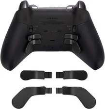 4 PCS Metal Paddles, Back Hair Trigger Locks Replacement Parts for Xbox One Elit