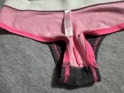 PINK Cheekster Low Rise Logo Waistband Panties Gray/Pink XS Cotton Solid — photo 10