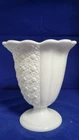 Antique Fenton Milk Glass Daisy And Button Pattern Vase