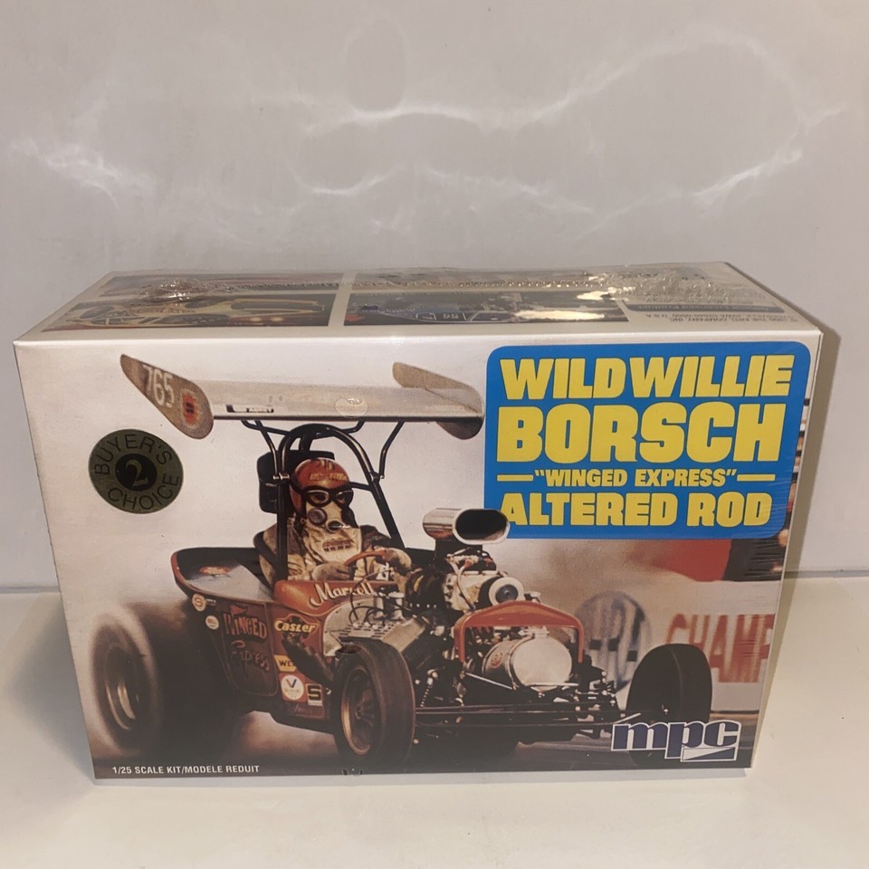 MPC Wild Willie Borsch Winged Express Altered Rod 1:25 Model Kit c1996 ...