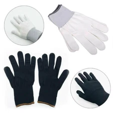 5/10 Pairs Wrapping Seamless Cotton Glove Vinyl Wrap Anti-static Complex Curve