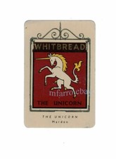 Marden, Tonbridge, Kent - The Unicorn Pub - 1949 Metal PubCard
