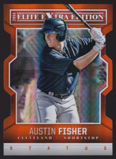 2014 Elite Extra Edition Prospects Status Orange Die-Cut #80 Austin Fisher /10