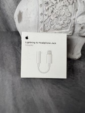 Genuine Apple - Lightning-to-3.5mm Headphone Adapter - White  MMX62AM/A