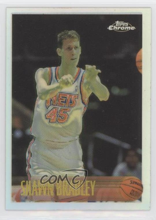 1996-97 Topps Chrome Refractor Shawn Bradley #44R
