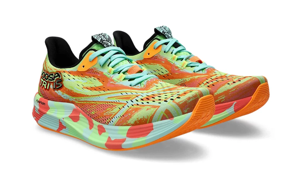 ASICS женщин Noosa TRI 15 кроссовки, США 11, лайм взрыв/освещенный новом-РЕДКАЯ - Изображение 4 из 4