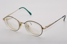 Vintage LIZ CLAIBORNE LC 87- 49 18-140- Green Marble/Gold Eyeglass Frames JAPAN
