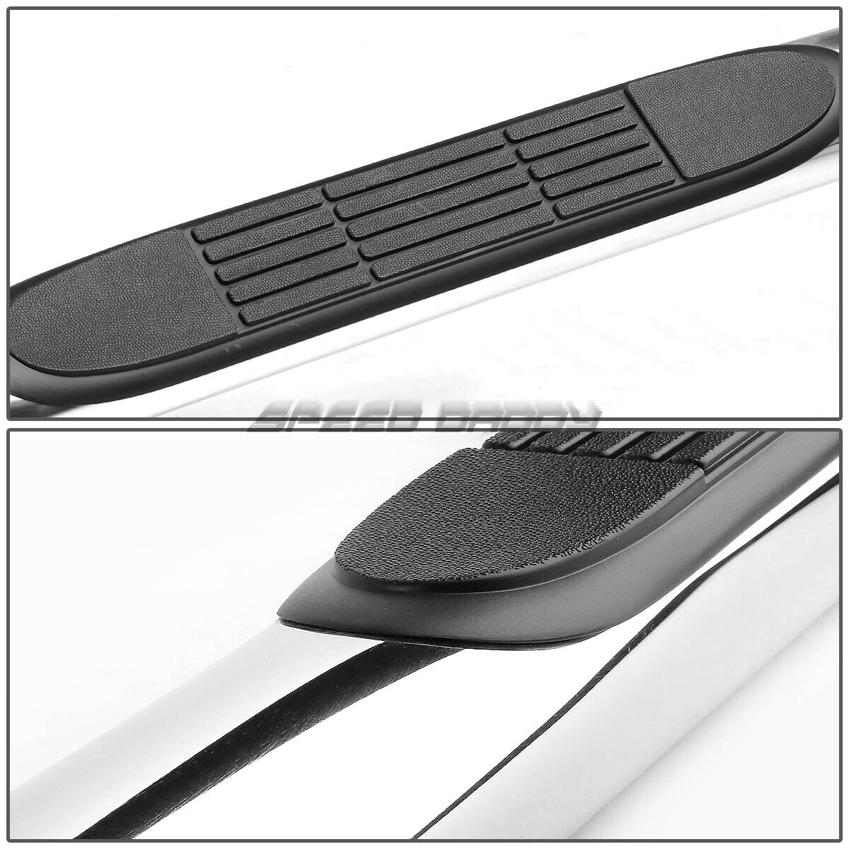FOR 07-19 SILVERADO/SIERRA CREW CAB CHROME 3" SIDE STEP NERF BAR RUNNING BOARD