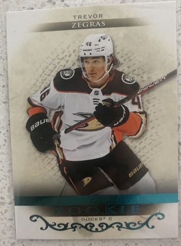 2021-22 UPPER DECK ARTIFACTS TREVOR ZEGRAS TURQUOISE ROOKIE PARALLEL #166