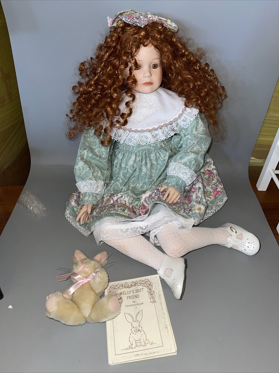 Christina janiak doll Kelly porcelain cloth 22” le 315/2000 | eBay