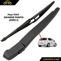 Partsline Wischerarm Heckscheibe FüR Fiat Grande Punto EVO 1.3 D 305 Mm Schwarz