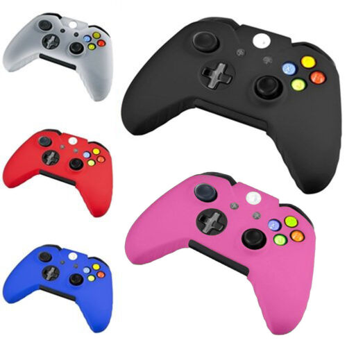 Silicone Case Skin Grip Gel Rubber Cover Protector For Xbox One Controller - Picture 3 of 20