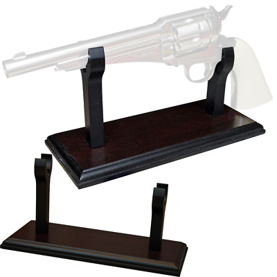 Gladius Pistolen & Revolverständer Holzständer Bodenplatte mit Filz 25 x 11 cm 