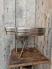 FRENCH ANTIQUE INDUSTRIAL DESIGN x2 DESK LIGHT LAMP STREAMLINE