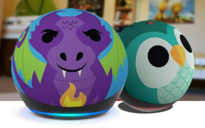 New Amazon - Echo Dot (5th Gen) Kids | Designed for kids, with parental controls