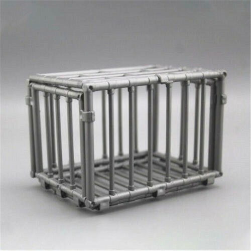 1PC 1/6 Scale Scene Plastic Animal Cage Model For 12'' Action Figure Diagram - Picture 2 of 5