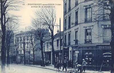 CPA 94 BRY SUR MARNE / PEPINIERE / RUE DE LA REPUBLIQUE