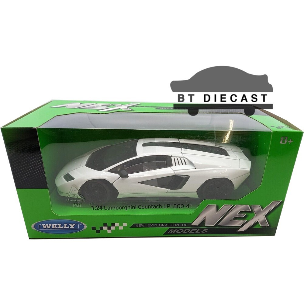 ランエボ VII 1/24custom WELLY LAMBORGHINI COUNTACH LPI 800-4 1/24 DIECAST MODEL CAR WHITE