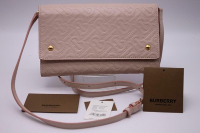 burberry hazelmere leather chain wallet