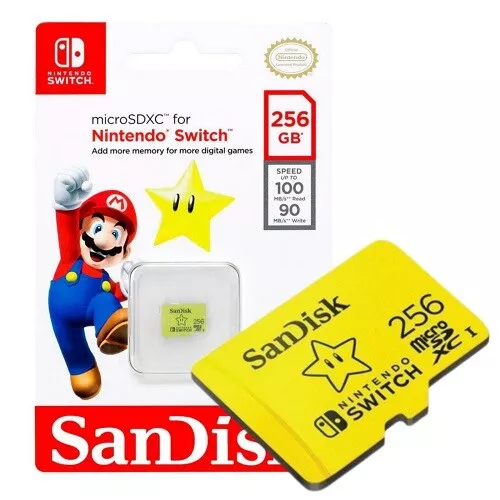 Switch Memoria Micro SD 256 gb SanDisk Edicion Mario – GameStation