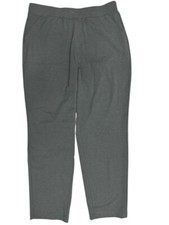 Croft & Barrow Pants Plus OX Easy Knit Straight Mid Rise Pockets Heather Gray