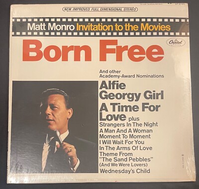 sealed MATT MONRO BORN FREE Invitation to the Movies  Capitol ST 2730 Canada