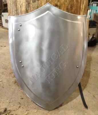 Knight Shield Medieval heater shield WASTER 18GAUGE Steel Battle Armor Shield