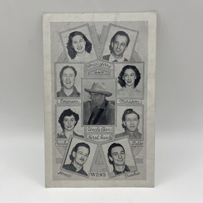 WBNS, Uncle Bens Radio Station, Columbus Ohio Postcard