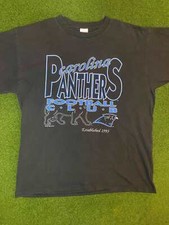 1993 Carolina Panthers - Football Club - Vintage NFL T-Shirt Large