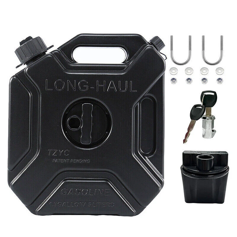 5L Gas Fuel Tank Gas Can Oil Storage Can For ATV UTV Gokart Motorcycle Car SUV - Image 2 of 4