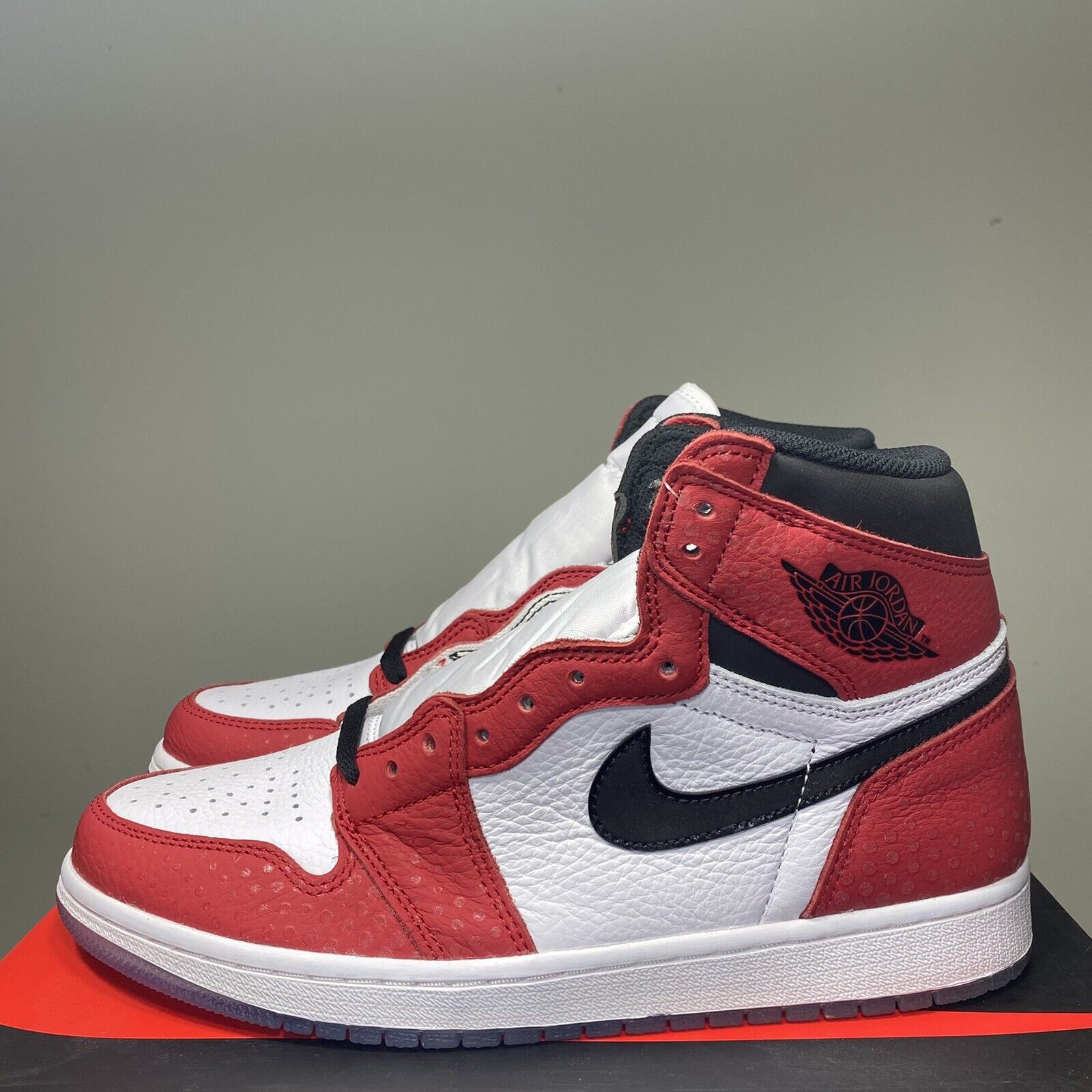 Nike Air Jordan 1 Retro Spider-Man Origin Story Chicago 555088-602 Mens  Size  | eBay