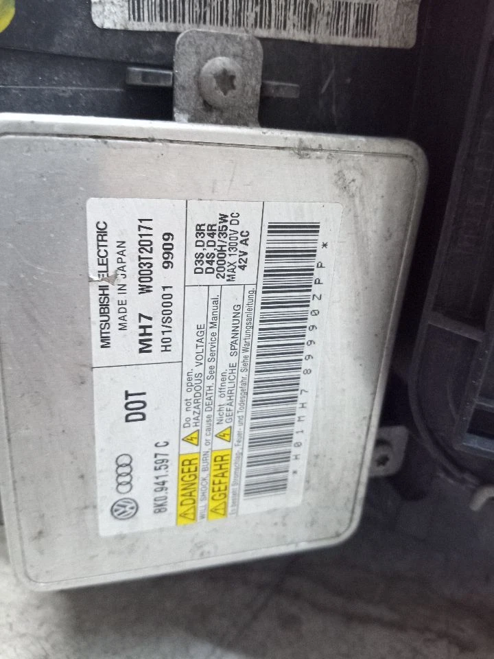 Used Right Headlight Assembly fits: 2010 Audi Q5 xenon HID self adjusting opt 8Q Foto 4 de 4