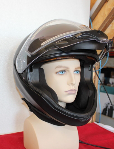 CKX MatteBlack 3XL Contact Full Face Snowmobile Helmet Solid Electric Shield DOT - Picture 6 of 23
