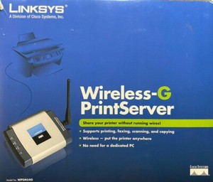 linksys wireless print server