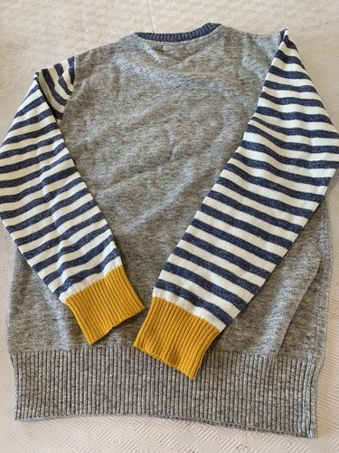 Cat & Jack Sweater Pullover M 8/10 Grey/ Heather Grey Sweater Stylish Boy Girl - Picture 5 of 5