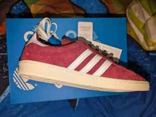 Adidas Campus 80s Collegiate Burgundy White FZ6152 Suede OG Original Gazelle