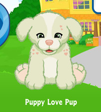 Webkinz Puppy Love Pup Virtual PET Adoption Code Only Messaged Puppy Love Pup  