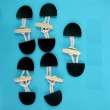 12 Pair Sewing Toggle Buttons Jacket Topcoat Coat Outerwear Jacket Craft Duffle