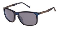 Caterpillar Sonnenbrille Polarisiert Herren CPS-8519 106P Glanz Kristall Navy /